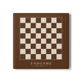 Endgame Chessboard Coaster – Brown
