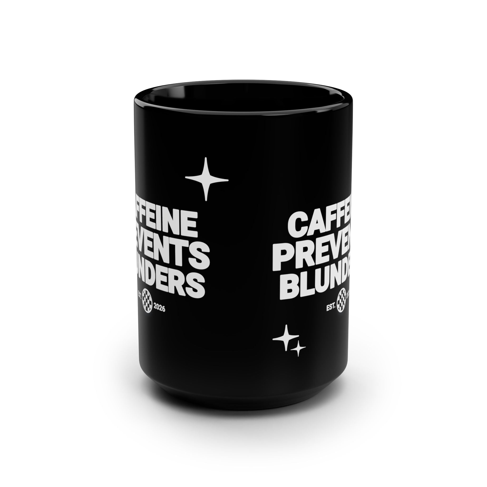 Caffeine Prevents Blunders Endgame Mug