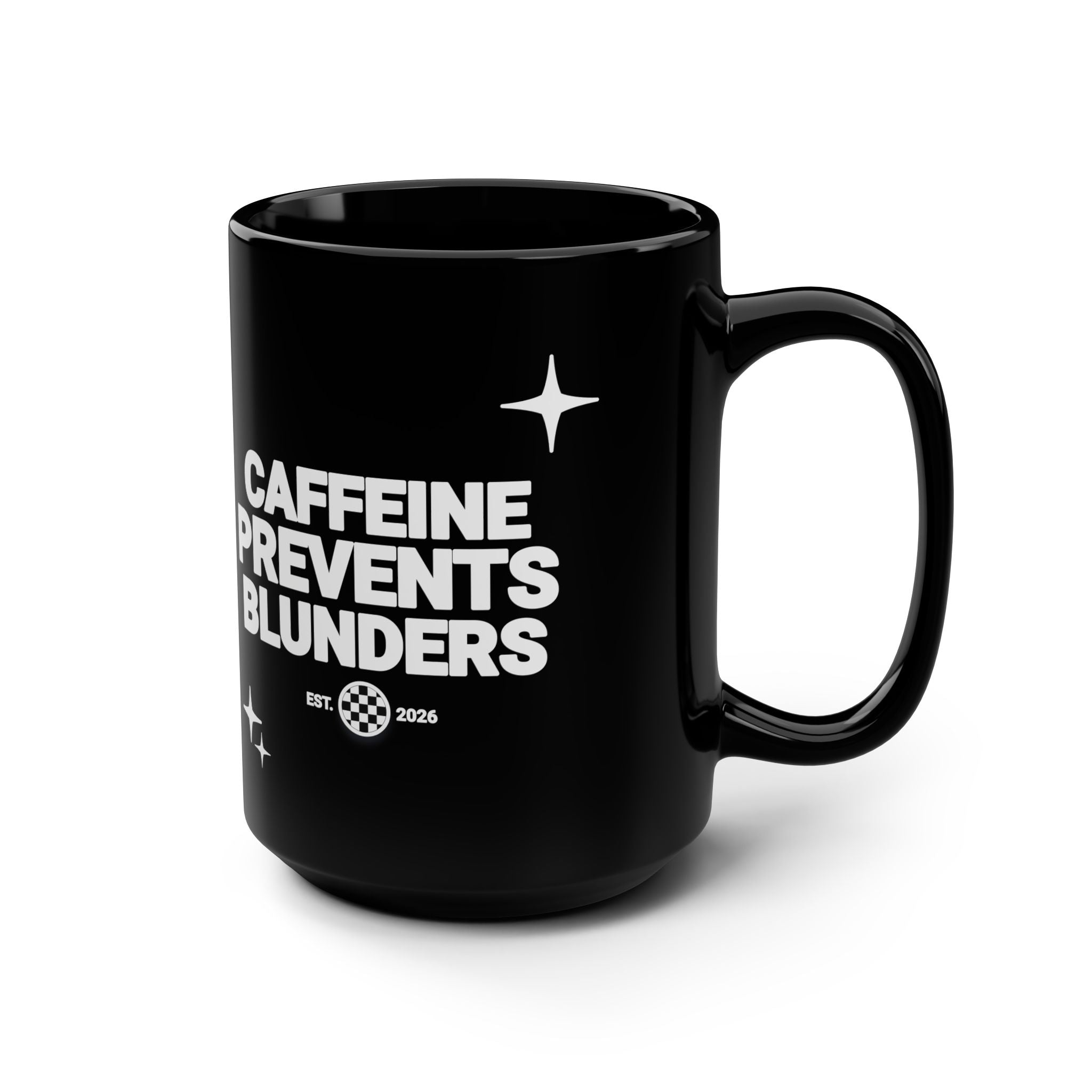 Caffeine Prevents Blunders Endgame Mug