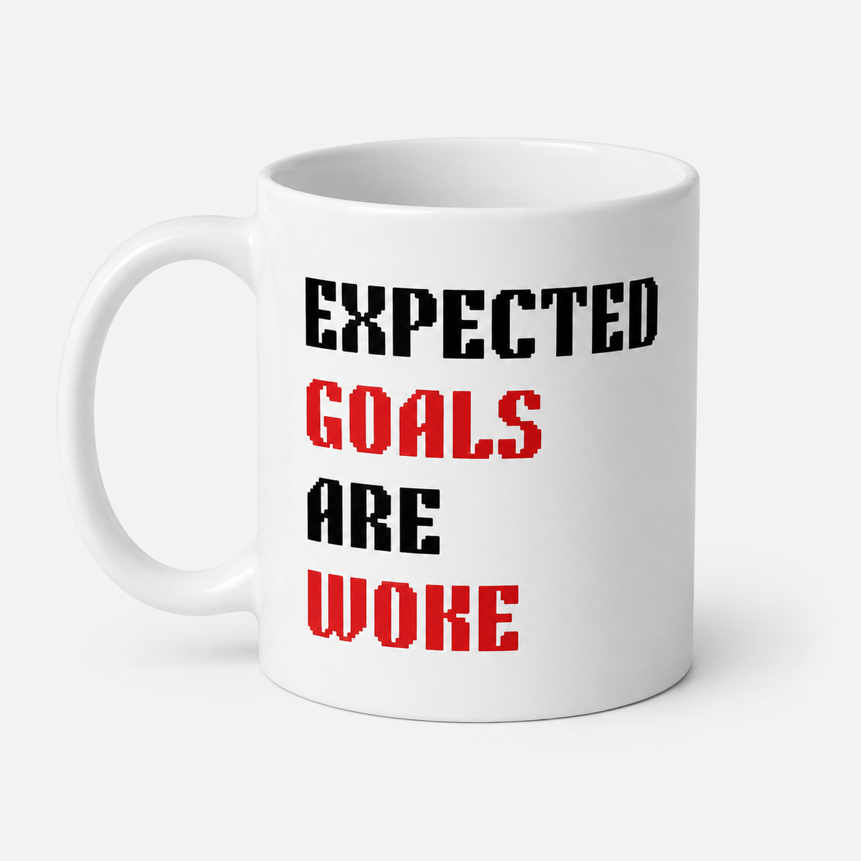 Expected Goals Are Woke Mug