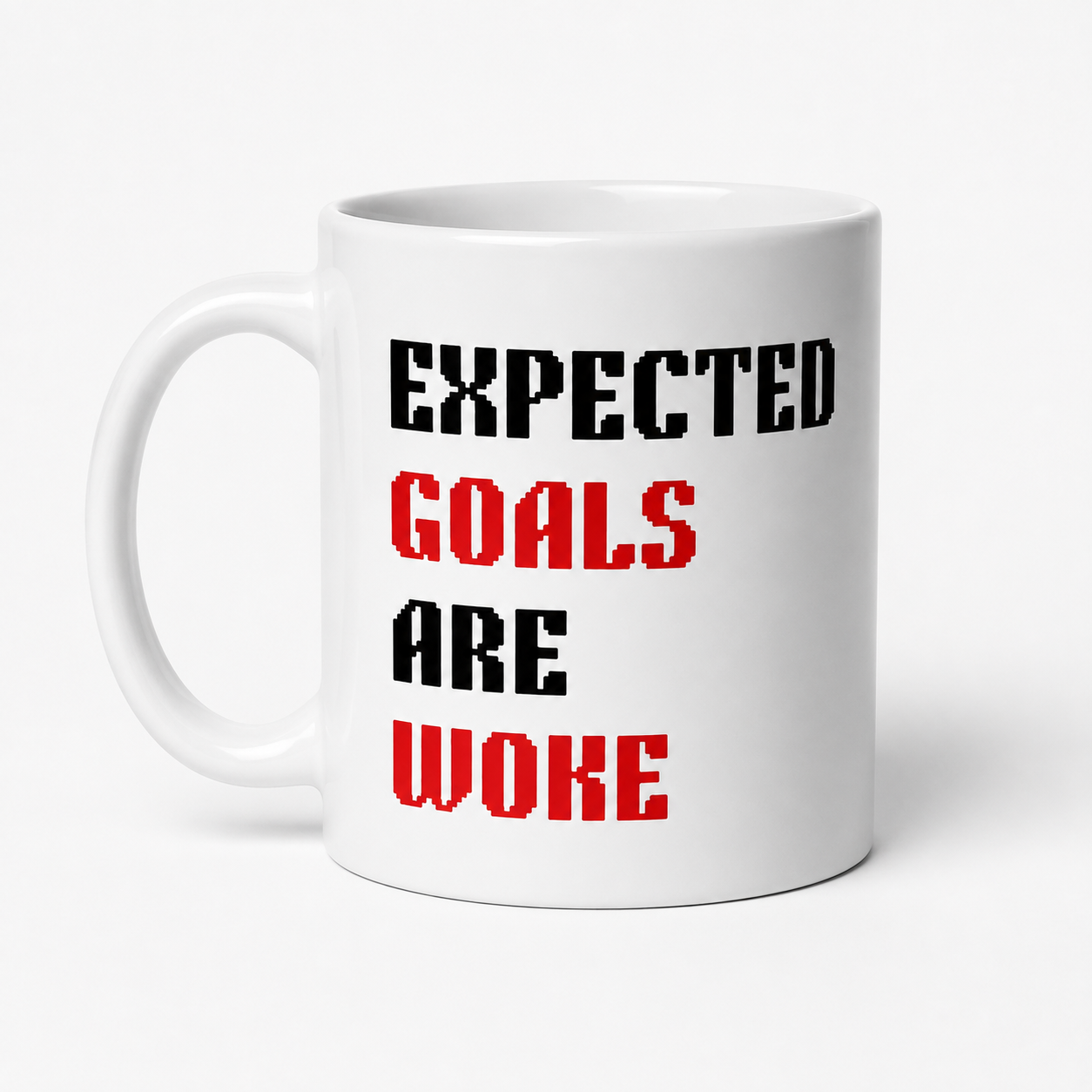 Expected Goals Are Woke Mug