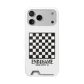 Endgame Checkerboard Card Holder Phone Case