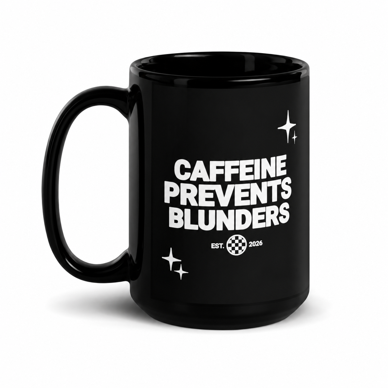 Caffeine Prevents Blunders Endgame Mug